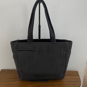 Prada Sport Black Canvas Tote Bag with Original COA Card